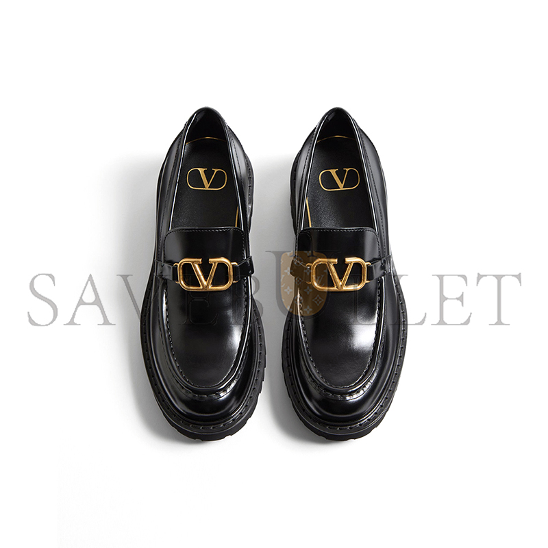 Va1e*ntin0 vlogo signature calfskin loafer ws0eu0bek_0no